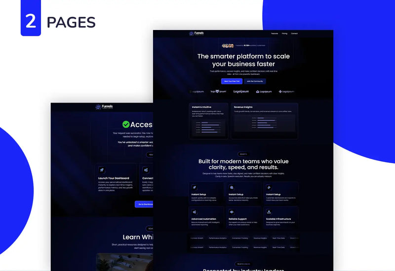 SaaS Free Trial Funnel Template